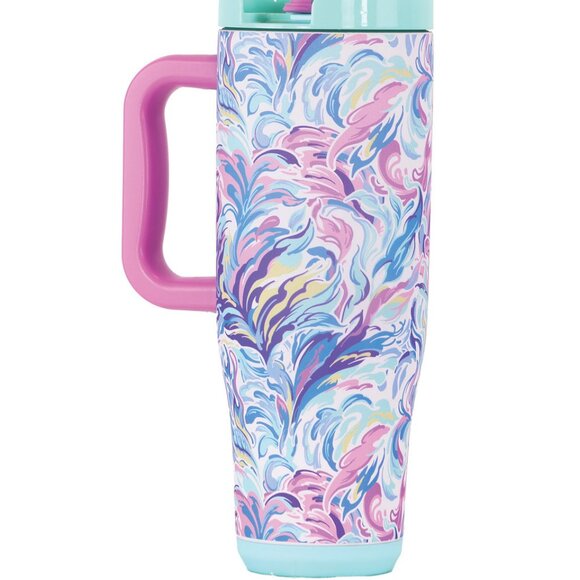 Watercolor 40oz Tumbler by Simply Southern - Picture 2 of 2